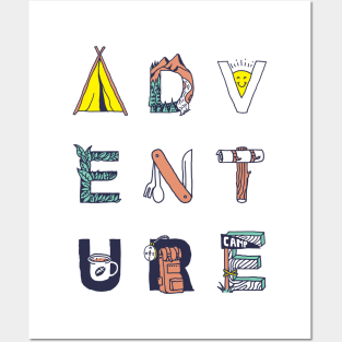 Adventure Typography Posters and Art